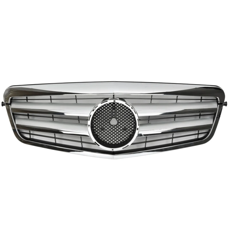 กระจังหน้า Benz W212 E-Class สีเงิน