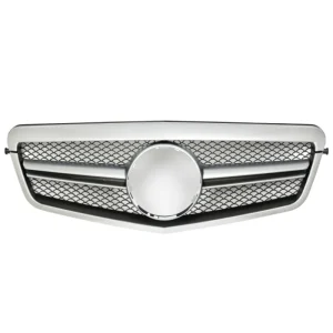 กระจังหน้า Benz W212 E-Class สีเงิน