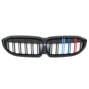 กระจังหน้า BMW G20 3 Series ทรง แถบ 3 สี สีดำเงา