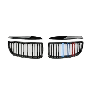 กระจังหน้า BMW E90 3 Series สีดำ