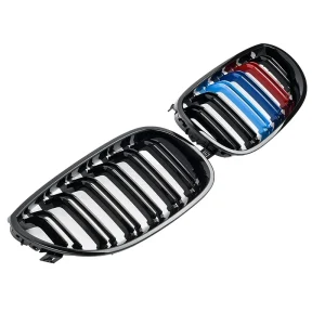 กระจังหน้า BMW E60 E61 5 Series ทรง แถบ 3 สี