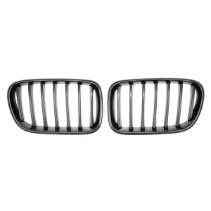 กระจังหน้า BMW F25 X3 ทรง ก้านเดี่ยว สีดำเงา