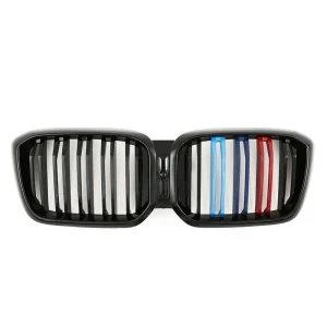 กระจังหน้า BMW G01 G02 X3 สีดำด้าน
