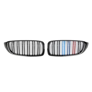 กระจังหน้า BMW F32 4 Series ทรง ก้านคู่ สีดำด้าน