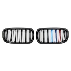 กระจังหน้า BMW F15 X5 ทรง ก้านคู่ สีคาร์บอน