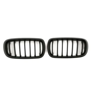 กระจังหน้า BMW F15 F16 X5 ทรง ก้านเดี่ยว สีดำด้าน