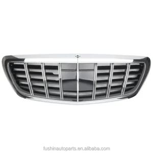กระจังหน้า Benz W222 S-Class ทรง GT สีดำ-โครเมี่ยม