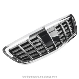 กระจังหน้า Benz W222 S-Class ทรง GT สีดำ-โครเมี่ยม