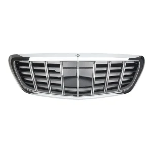 กระจังหน้า Benz W222 S-Class ทรง GT สีดำ-โครเมี่ยม