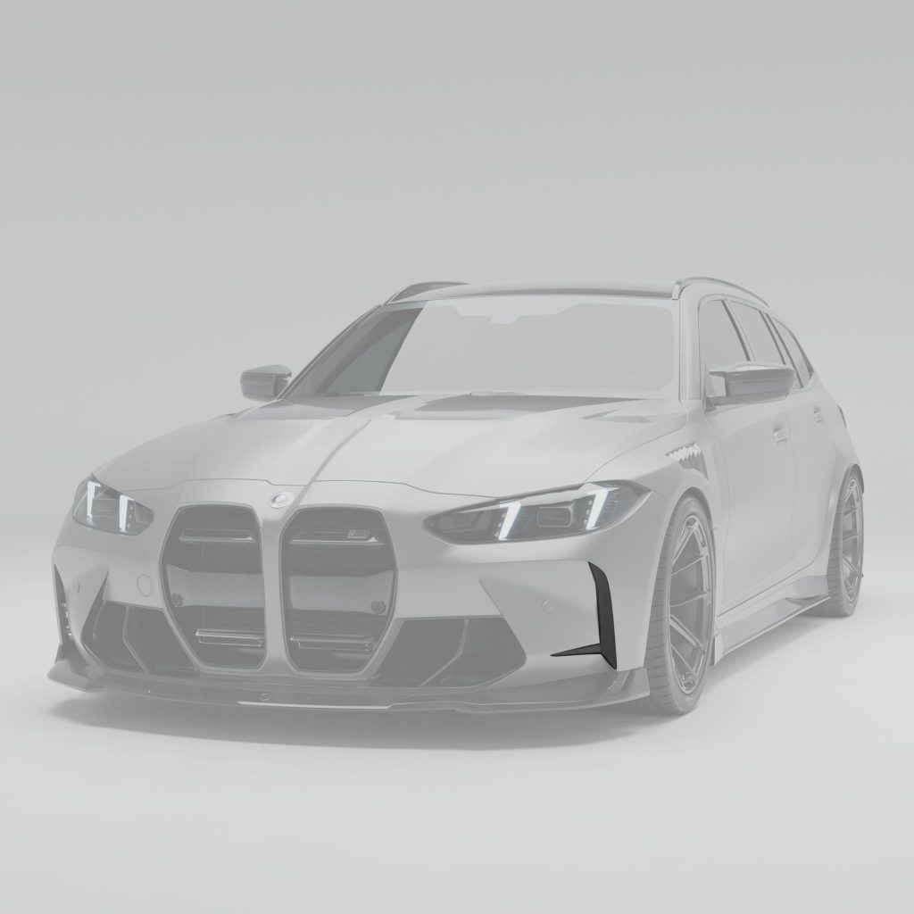 คานาร์ดกันชนหน้าคาร์บอนไฟเบอร์ BMW M3 G81 Touring RevoZport