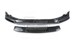 ลิ้นหน้า Carbon Fiber Porsche Panamera 971.1 971.2 GTS ทรง TAKD V2 Dry Carbon ปี 2017-2023