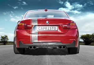ดิฟฟิวเซอร์ท้าย BMW 428i/435i Rear Skirt Apron/Diffuser Capristo