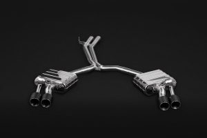 ชุดท่อไอเสีย Audi S4/5 (B9/F5) Capristo Valved Exhaust MidPipes + Carbon Tips