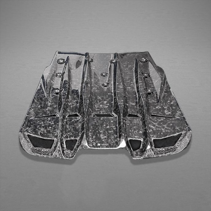 ดิฟฟิวเซอร์ท้าย Porsche 991.2 GT3RS Capristo Forged Carbon Fiber Engine Cover