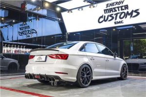 สปอยเลอร์ Carbon Fiber Audi RS3 S3 A3 8V/8V.5 Sedan ทรง Karbel V1