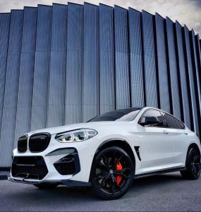 สเกิร์ตข้าง Carbon Fiber BMW X4/M/MC G02 F98 X3/M/MC G01 F97 ทรง Karbel