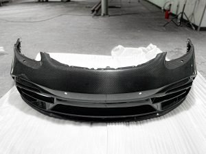 กันชน Carbon Fiber Porsche 718 Boxster / Cayman ทรง TAKD (Front Bumper & Lip)