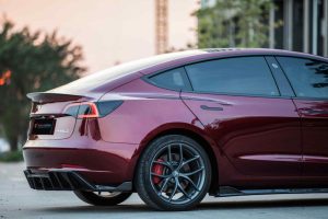 ดิฟฟิวเซอร์ Carbon Fiber Tesla Model 3 / Performance ทรง TAKD