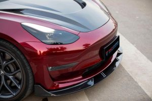 ฝากระโปรงหน้า Carbon Fiber Tesla Model 3 / Performance ทรง TAKD ปี 2017-2023