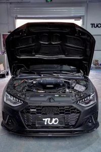 ฝากระโปรงหน้า Carbon Fiber Audi A4 S4 B9 B9.5 ทรง TAKD V2 ปี 2017-ON