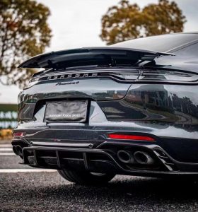 ดิฟฟิวเซอร์ Carbon Fiber Porsche Panamera RWD/Base/4/4S/GTS/Turbo/Turbo S 971.1 971.2 ทรง TAKD