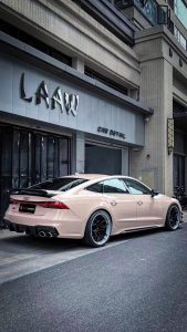 สปอยเลอร์ Carbon Fiber Audi RS7 S7 A7 C8 ทรง TAKD ปี 2019-ON