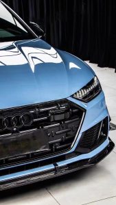 ลิ้นหน้า Carbon Fiber Audi A7 S-Line S7 C8 ทรง TAKD ปี 2019-ON