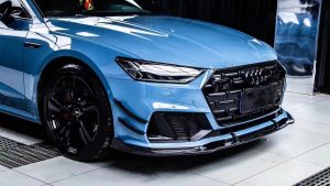 กันชน Carbon Fiber Audi A7 S-Line S7 C8 ทรง TAKD ปี 2018-ON