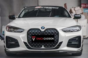 ลิ้นหน้า Carbon Fiber BMW 4 Series G22 G23 430i M440i G22 G23 ทรง TAKD