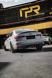 ดิฟฟิวเซอร์ Carbon Fiber Audi A4 S-Line S4 B9 ทรง TAKD V2 ปี 2017-2019