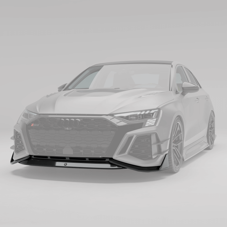 ลิ้นหน้าคาร์บอนไฟเบอร์ Audi RS3 8Y Sedan RevoZport