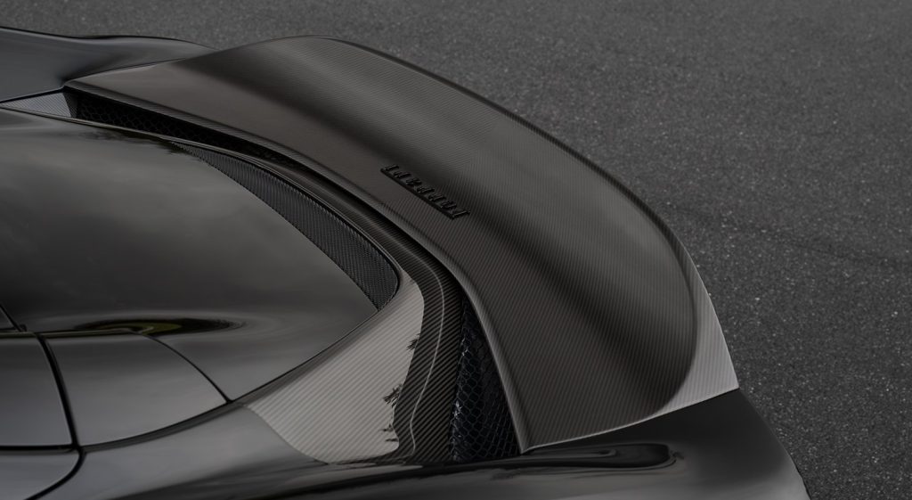 สปอยเลอร์ท้าย Ducktail N-Largo Ferrari 296 GTB Novitec