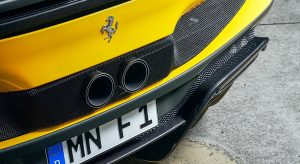 ปลายท่อคาร์บอน-สแตนเลส Ferrari 296 GTB Novitec