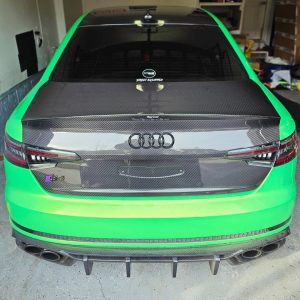 ฝากระโปรงท้าย Carbon Fiber Audi S4 A4 B9 B9.5 ทรง Karbel ปี 2017-ON
