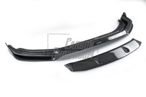 ลิ้นหน้า Carbon Fiber Porsche Panamera 971.1 971.2 GTS ทรง TAKD V2 Dry Carbon ปี 2017-2023