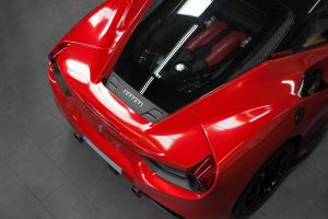 ชิ้นตกแต่งคาร์บอน Ferrari 488 GTB Capristo