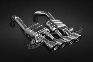 ชุดท่อไอเสีย Chevrolet Corvette (C7) Stingray/Z06 Capristo Valved Exhaust w OEM Post Cat Adapter