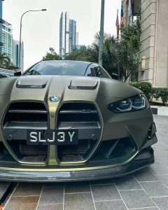 ชิ้นตกแต่งคาร์บอน Carbon Fiber BMW M3 G80 M4 G82 G83 ทรง Karbel ปี 2021-ON