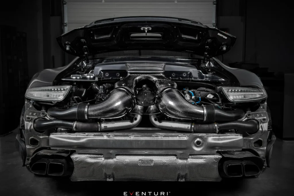 กรองอากาศคาร์บอน Porsche 991 Turbo Eventuri