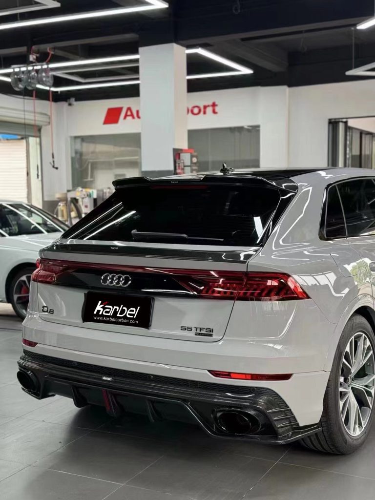 สปอยเลอร์หลังคา Carbon Fiber Audi SQ8 Q8 ทรง Karbel ปี 2019-ON