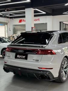 สปอยเลอร์ Carbon Fiber Audi RSQ8 SQ8 Q8 ทรง Karbel ปี 2019-ON