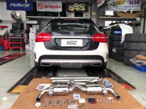 ชุดท่อไอเสีย Mercedes AMG GLA45 Capristo