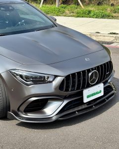 ลิ้นหน้า Carbon Fiber Mercedes Benz CLA45 C118 ทรง TAKD V1