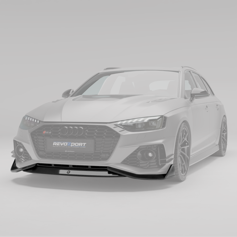ลิ้นหน้าคาร์บอนไฟเบอร์ Audi RS4 B9.5 Avant RevoZport