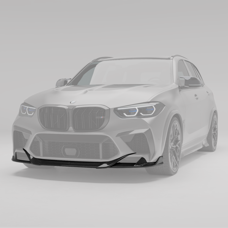 ลิ้นหน้าคาร์บอนไฟเบอร์ BMW X5M F95 RevoZport