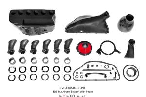 กรองอากาศคาร์บอน BMW E46 M3 Hybrid Airbox Eventuri