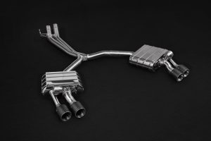 ชุดท่อไอเสีย Audi S4/5 (B9/F5) Capristo Valved Exhaust MidPipes + Carbon Tips