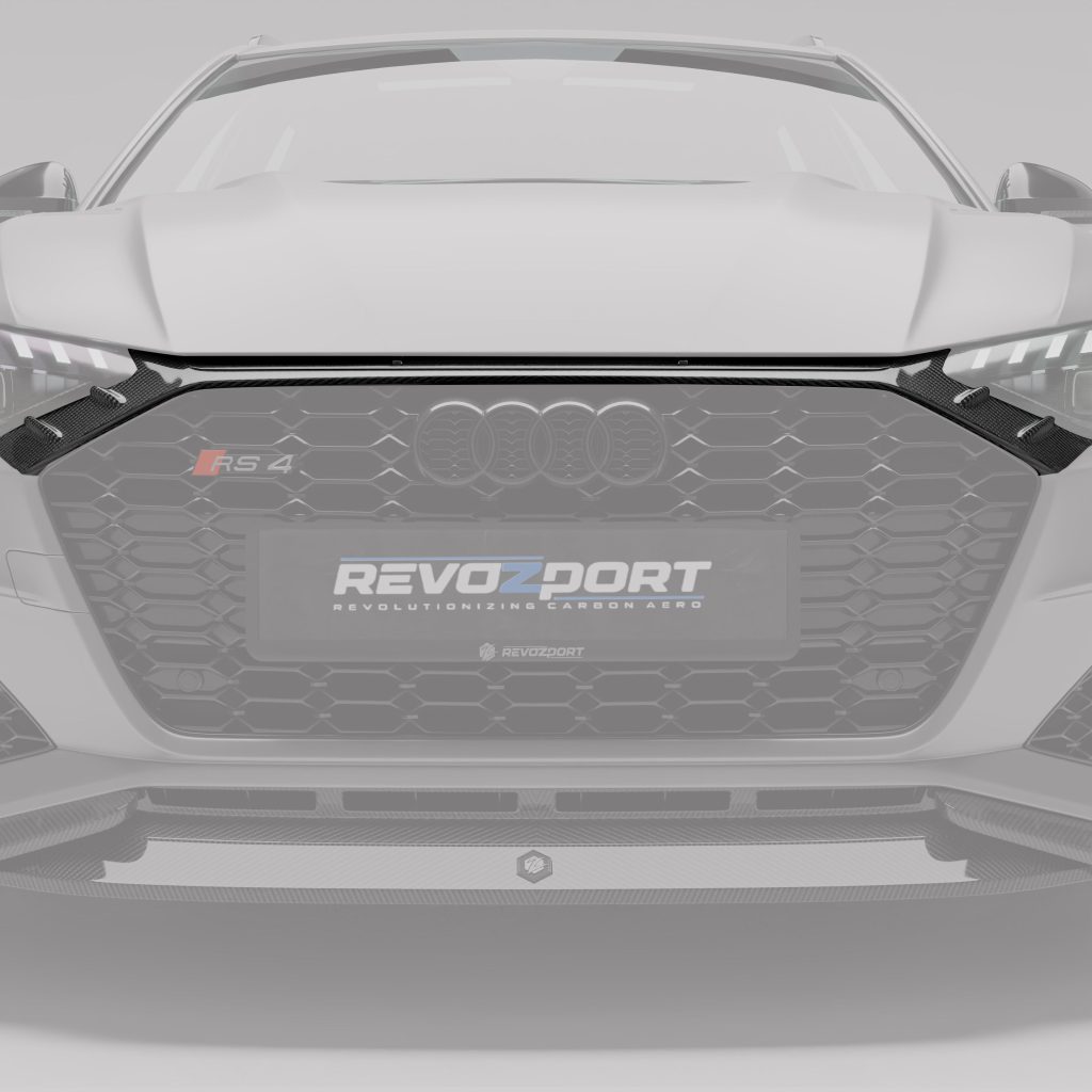 กระจังหน้าคาร์บอนไฟเบอร์ Audi RS4 B9.5 Avant RevoZport