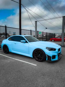 สเกิร์ตข้าง Carbon Fiber BMW M2 / M2CS G87 ทรง Karbel ปี 2023-ON (Side Skirts)