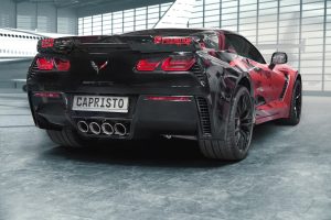 ชุดท่อไอเสีย Chevrolet Corvette (C7) Stingray/Z06 Capristo Valved Exhaust w OEM Post Cat Adapter